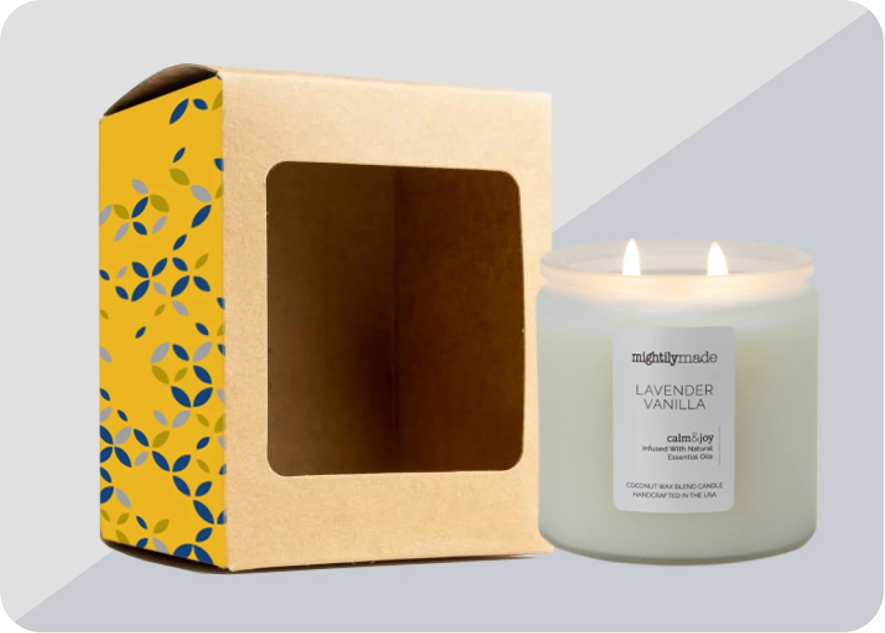 Kraft Candle Boxes Image | The Box Lane