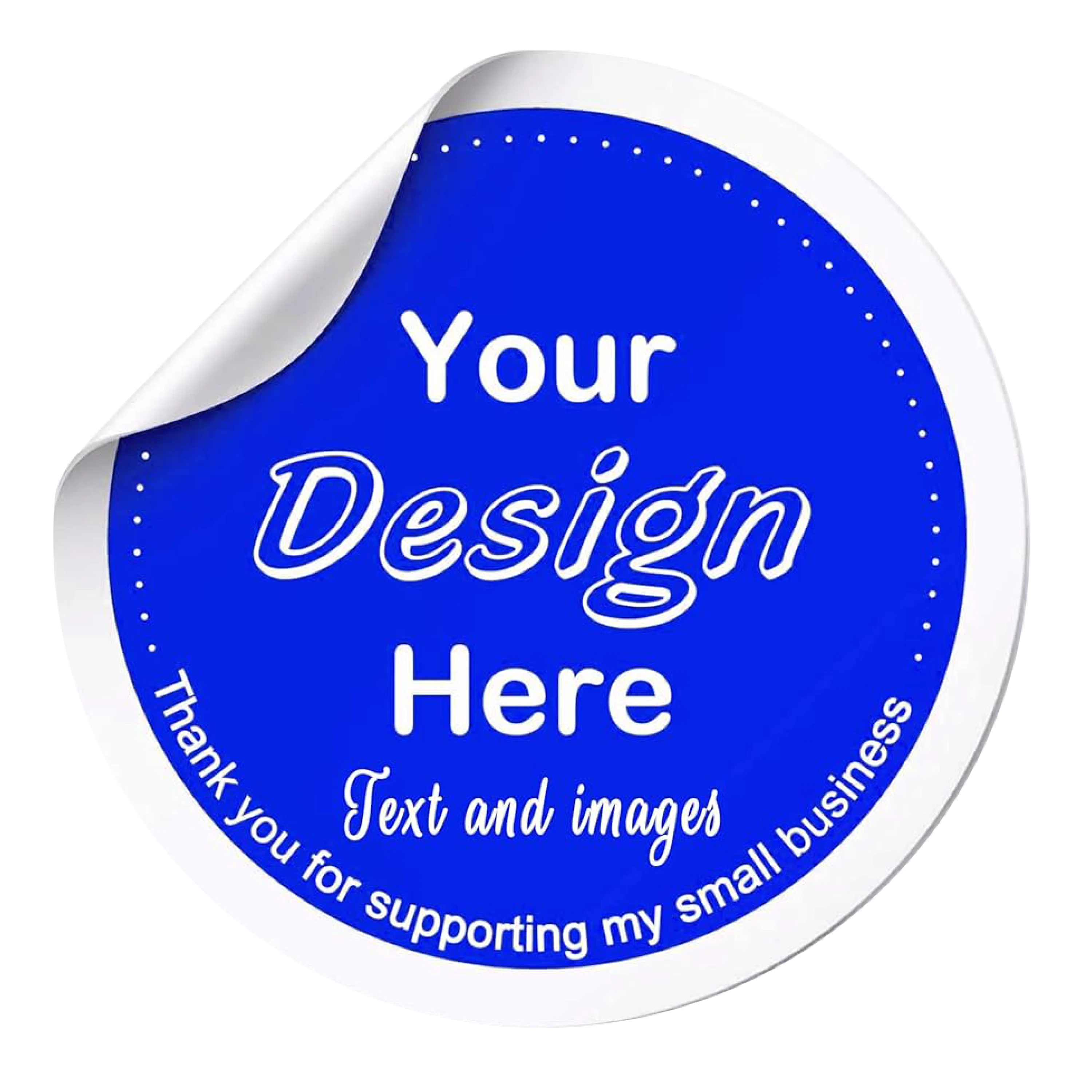 Carousel Custom Circle Stickers image 2 | The Box Lane