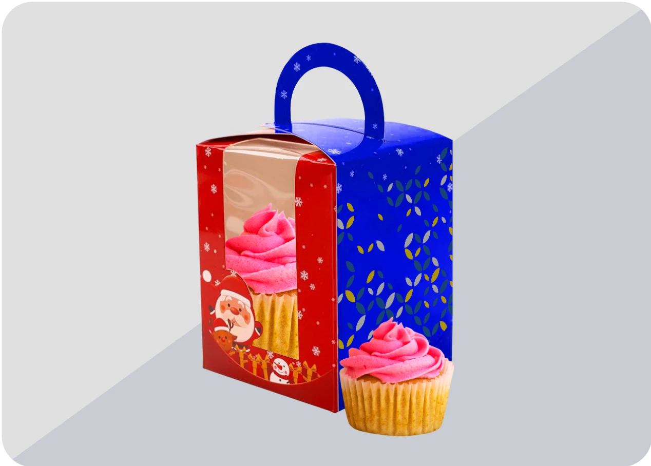 Custom Christmas Cupcake Boxes| The Box Lane