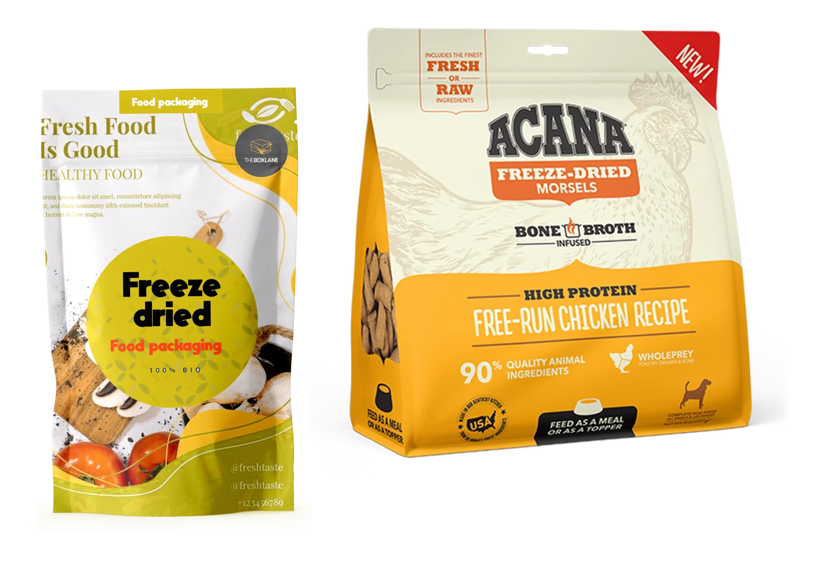 Dried Freeze Packaging Hero Banner