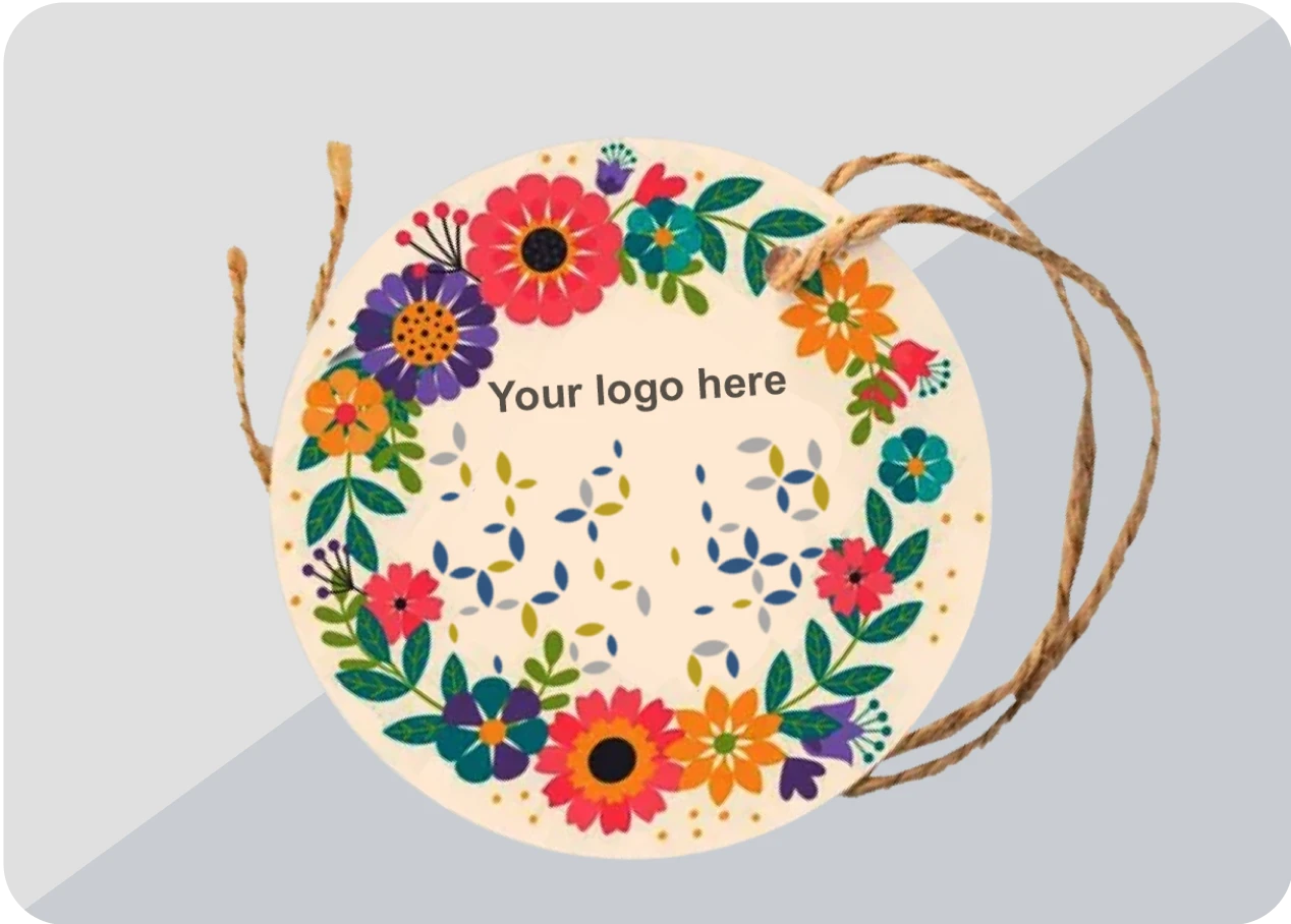 Custom Cirlce Hang Tags | The Box Lane