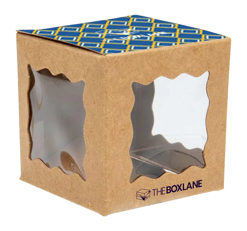 Carousel kraft window boxes image 2 | The Box Lane