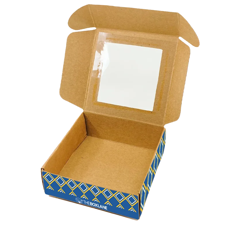 Carousel kraft window boxes image 3 | The Box Lane