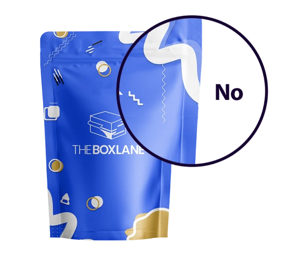 No Tear Notch on Mylar Bags