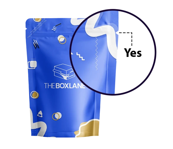 Tear Notch on Mylar Bags